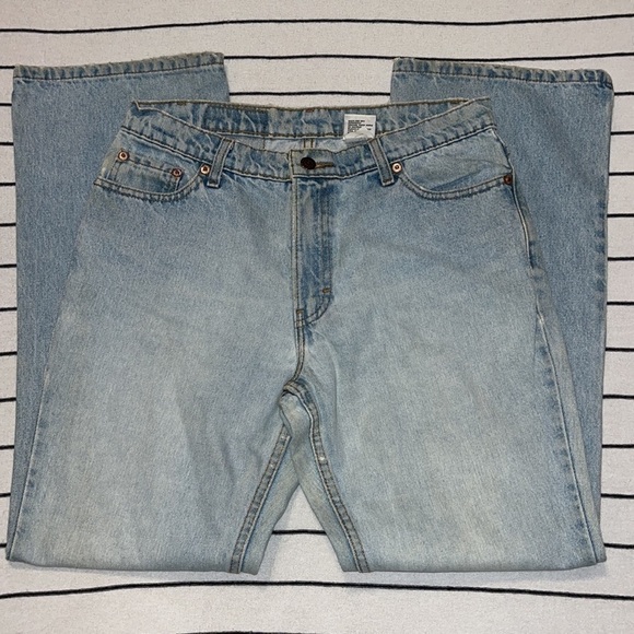 Jordache Vintage Y2K Light Wash Denim Jeans Women’s Size 11/12 - Picture 1 of 14